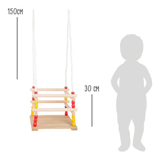 small foot Drvena ljuljačka za manju djecu