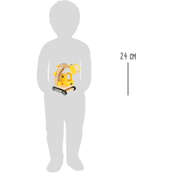 small foot Drveni bager s lopatom