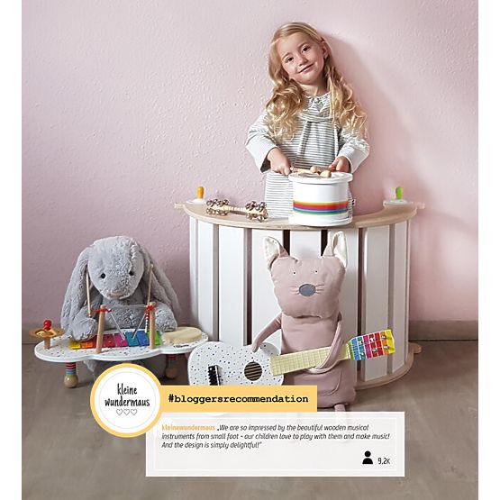 small foot Drveni glazbeni set s točkicama