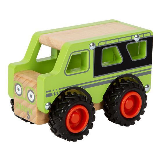 small foot Drveni terenski automobil