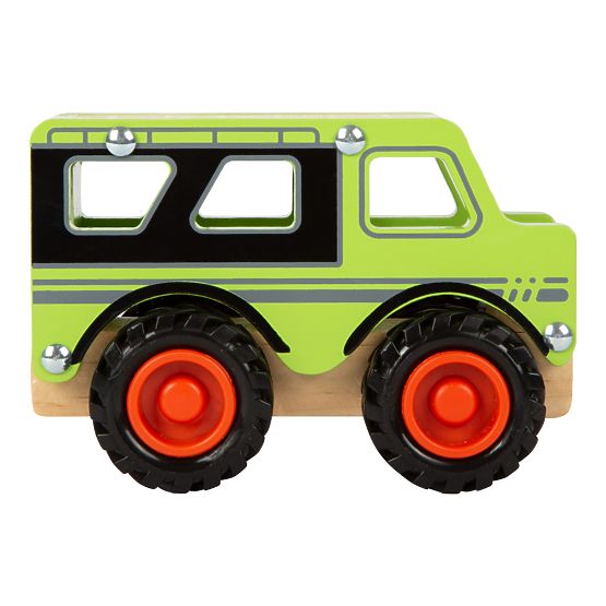 small foot Drveni terenski automobil