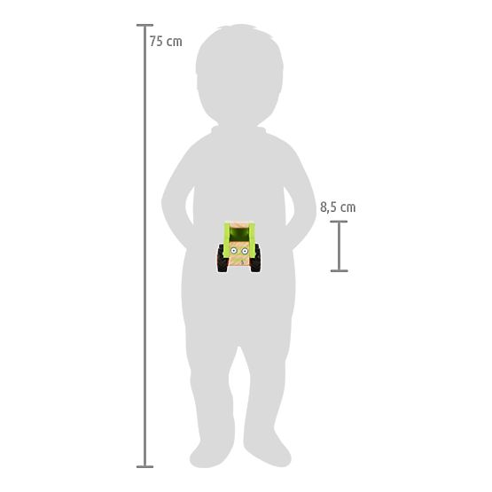 small foot Drveni terenski automobil