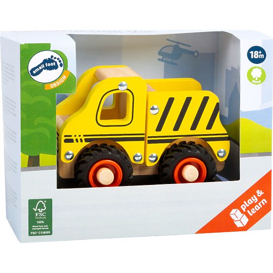 small foot Drveno građevinsko vozilo