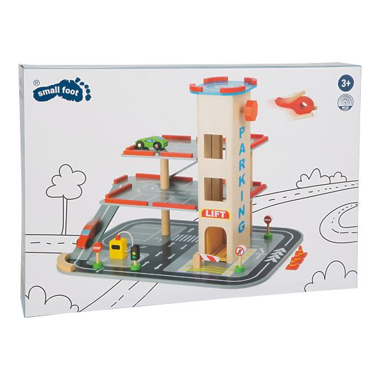 small foot Drveno parkiralište brzi silazak