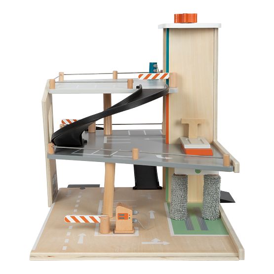 small foot Drveno trkaće parkiralište