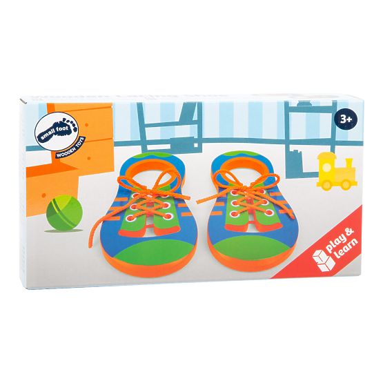 Small Foot Game Zavežite vezice Par cipela