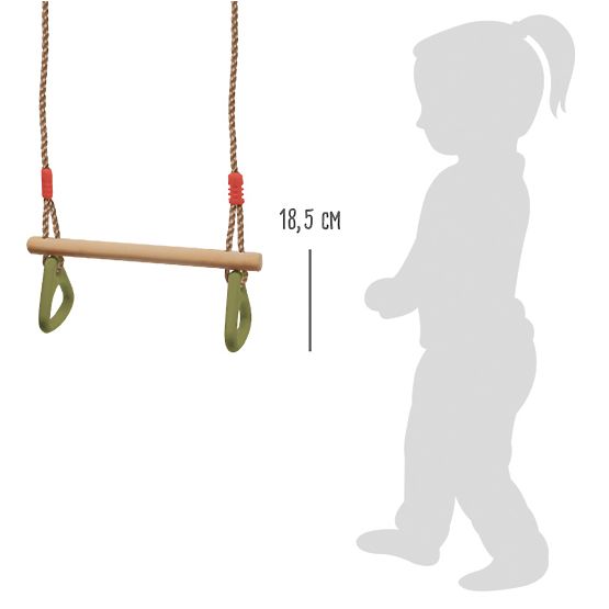 small foot Ljuljačka s gimnastičkim držačima