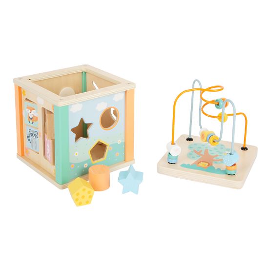 Small Foot Motor kocka u pastelnim bojama