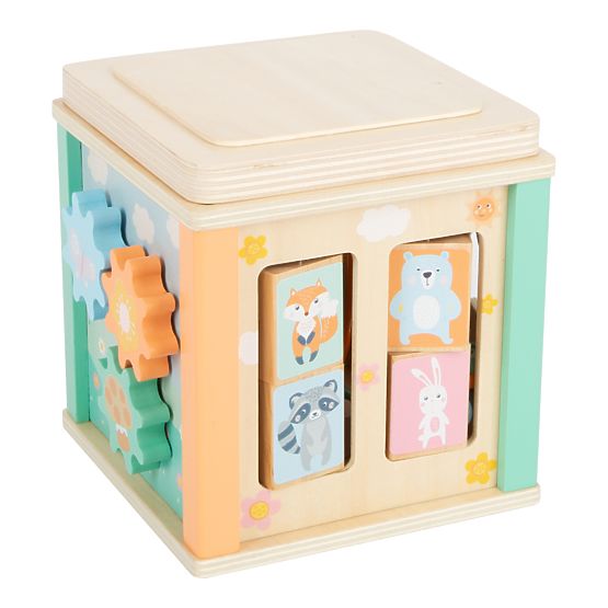 Small Foot Motor kocka u pastelnim bojama