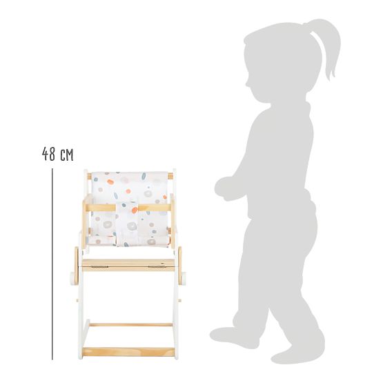 small foot Multifunkcionalna stolica za lutke Little Button