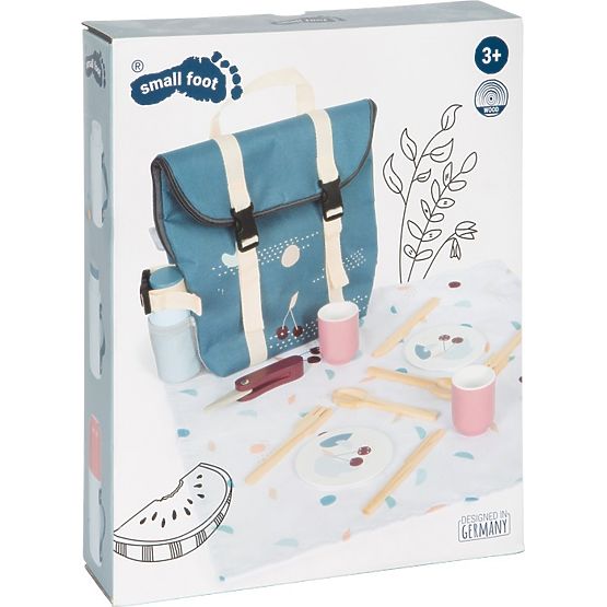 small foot Piknik ruksak s priborom Tasty
