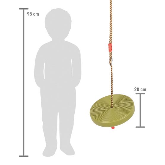 small foot Plastična ljuljačka swift zelena