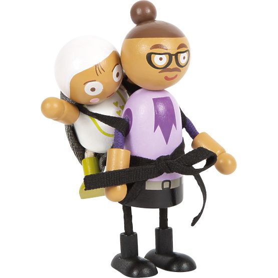 small foot Savitljive lutke obitelj s djetetom