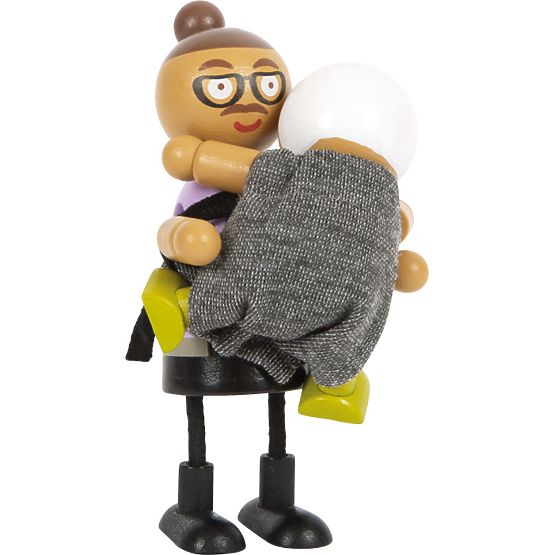 small foot Savitljive lutke obitelj s djetetom