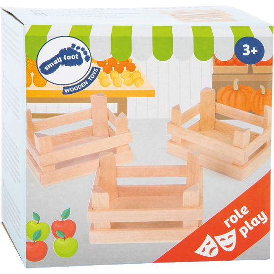 small foot Set mala drvena kutija za hranu 3 kom