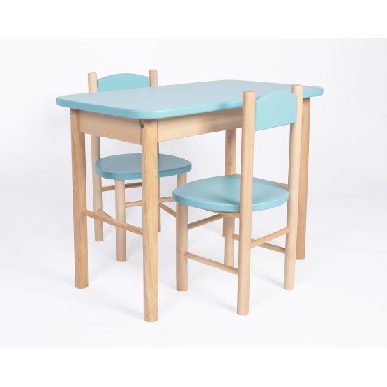 Set stola i stolica OURBABY baby blue