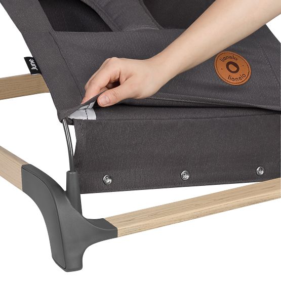 Stolica za ljuljanje za bebe - siva