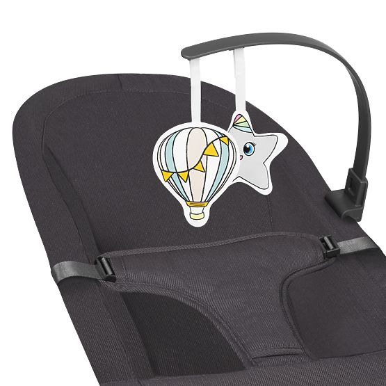 Stolica za ljuljanje za bebe - siva