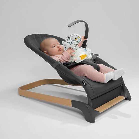 Stolica za ljuljanje za bebe - siva