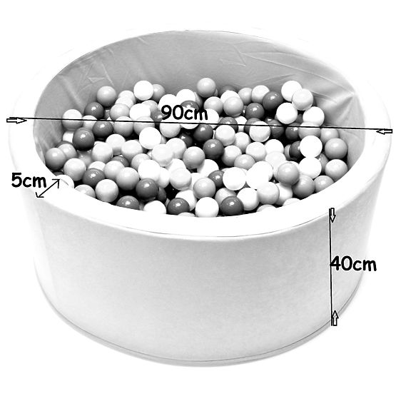 Suchý bazén s míčky tmavě modrý