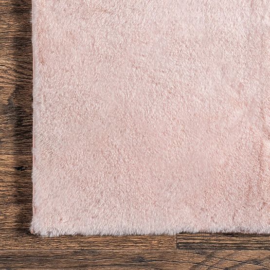 Svilenkasti tepih Rabbit - Roza