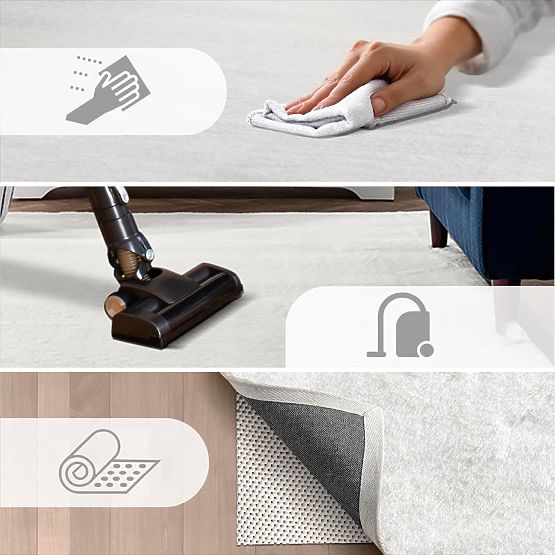 Svilenkasti tepih Rabbit - Roza