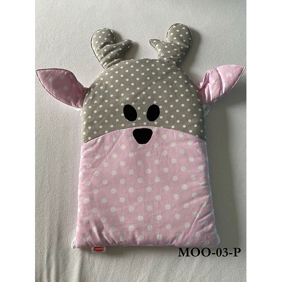 Sweet Dream - Modularni krevet mantinel - ružičasto-siva