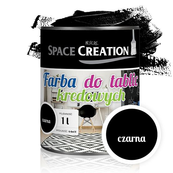 Tabulová barva - černá