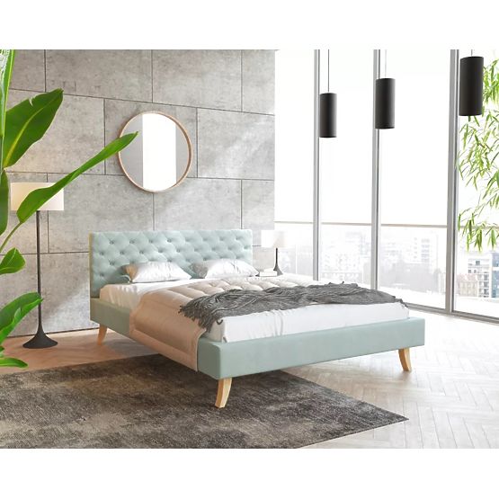 Tapecirani krevet Kalifornia 120 x 200 cm - mint