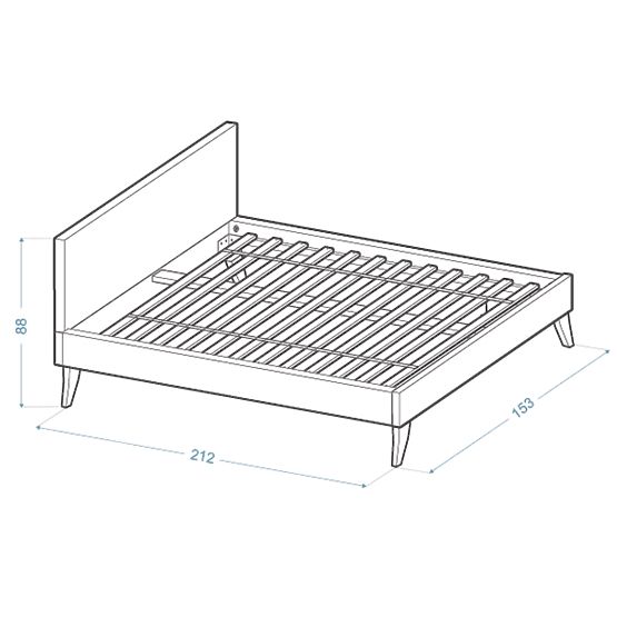 Tapecirani krevet HEAVEN 140 x 200 cm - Zeleni