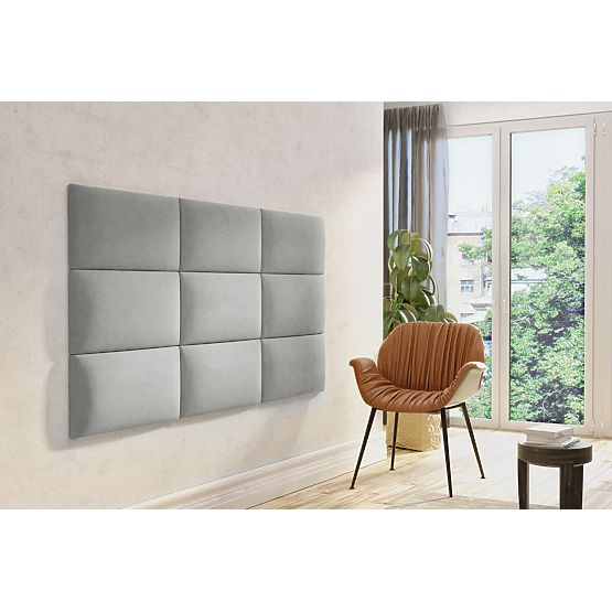 Tapecirani panel Klasic - srebrni