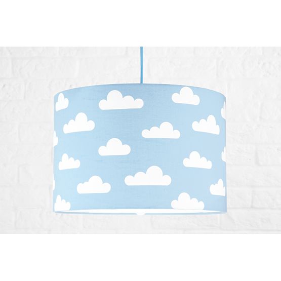 Tekstilna viseća svjetiljka Oblaci - plava