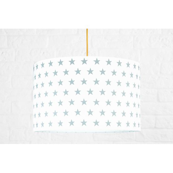 Tekstilna viseća svjetiljka Zvijezde - siva