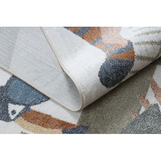 Tepih BONO 8426 Jungle, divlje životinje krem / tamno zlatna