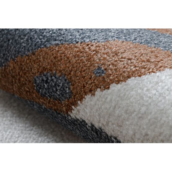 Tepih BONO 8426 Jungle, divlje životinje krem / tamno zlatna