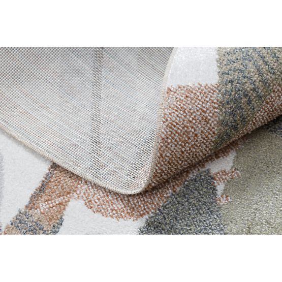 Tepih BONO 8426 krug Jungle, divlje životinje krem / tamno zlatna