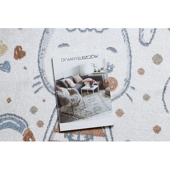 Tepih BONO 8441 krug Zeko mornar krem / plavi