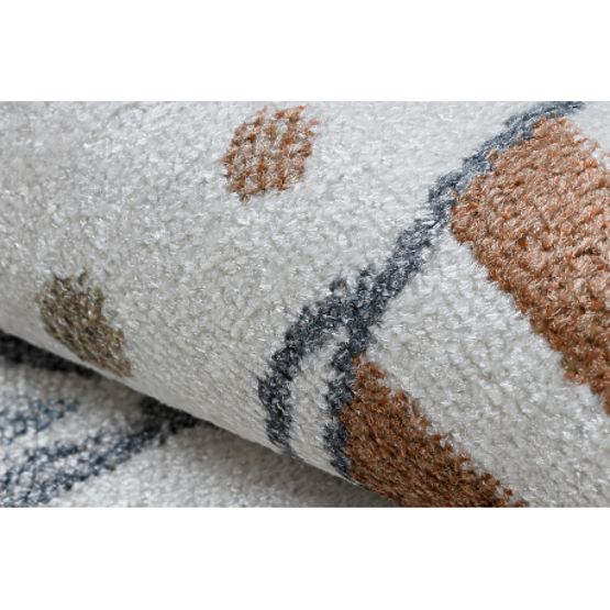 Tepih BONO 8441 krug Zeko mornar krem / plavi