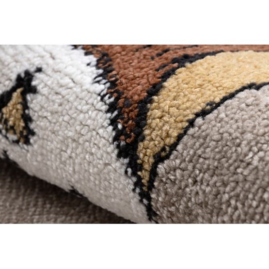 Tepih FUN Forester za djecu, životinje, šumska bež