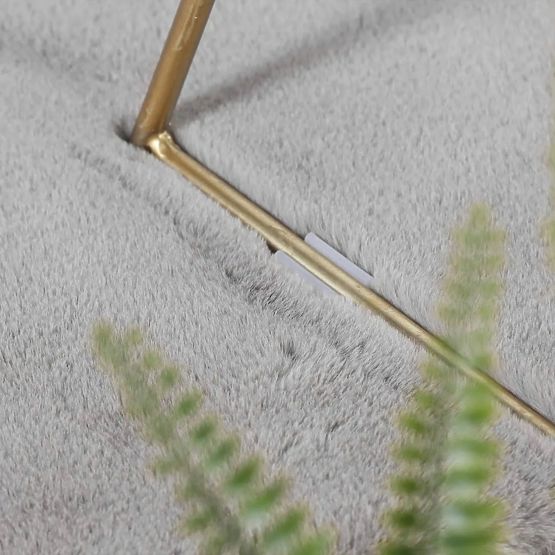 Tepih od zečje svile - svijetlo sivi