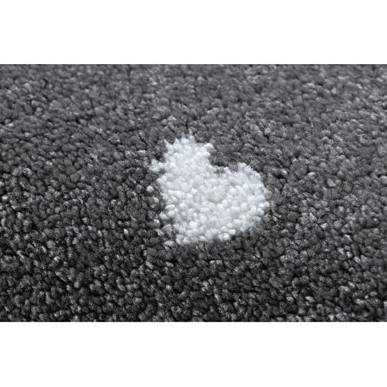 Tepih PETIT FLAMINGOSI, SRCE, sivi