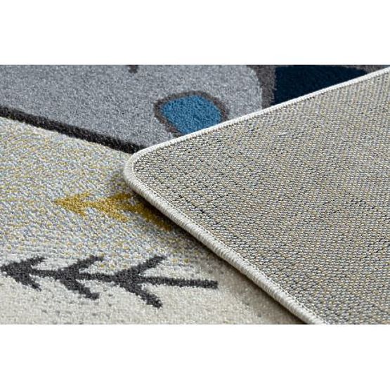 Tepih PETIT TIPI ŠATOR, sivi