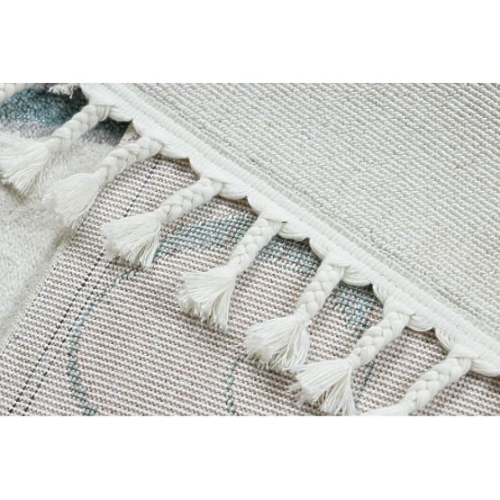 Tepih YOYO GD49 bijelo / sivo - Jednorog za djecu, strukturni, senzoričke rese