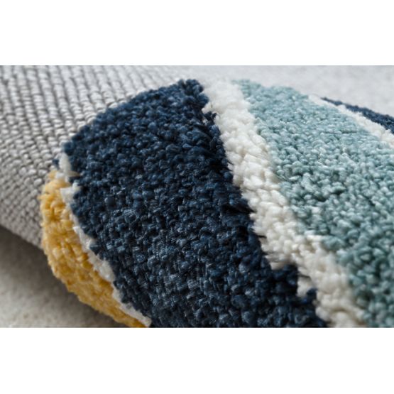 Tepih YOYO GD50 sivo / bijeli - Medvjedić za djecu, strukturni, senzorički Resice