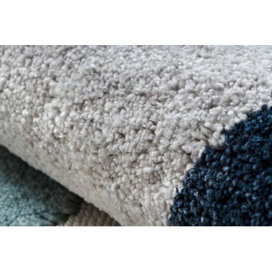 Tepih YOYO GD59 bijelo / sivo - Mačić za djecu, strukturni, senzoričke rese