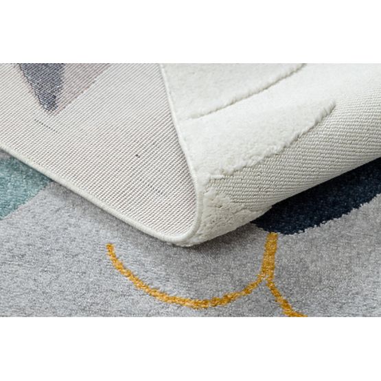 Tepih YOYO GD80 bijeli / sivi - Tigar za djecu, strukturni, senzorski Resice