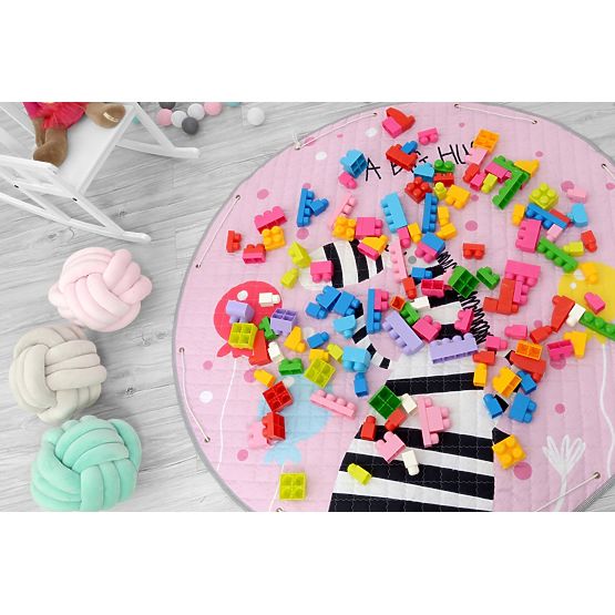 Vak na hračky a podložka v jednom Zebra