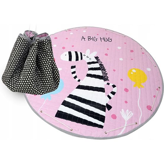 Vak na hračky a podložka v jednom Zebra
