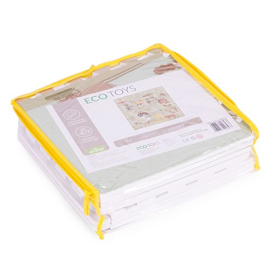 Velika EVA pjenasta podloga za djecu farma 90,5x90,5 cm 21 dijelova ECOTOYS