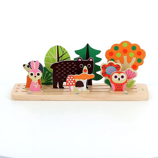 Vilac Drvena logička igra Postavi ispravno! Šuma